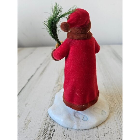 Hallmark Father Christmas statue figurine Cardinal tree Xmas decor - Picture 4 of 11